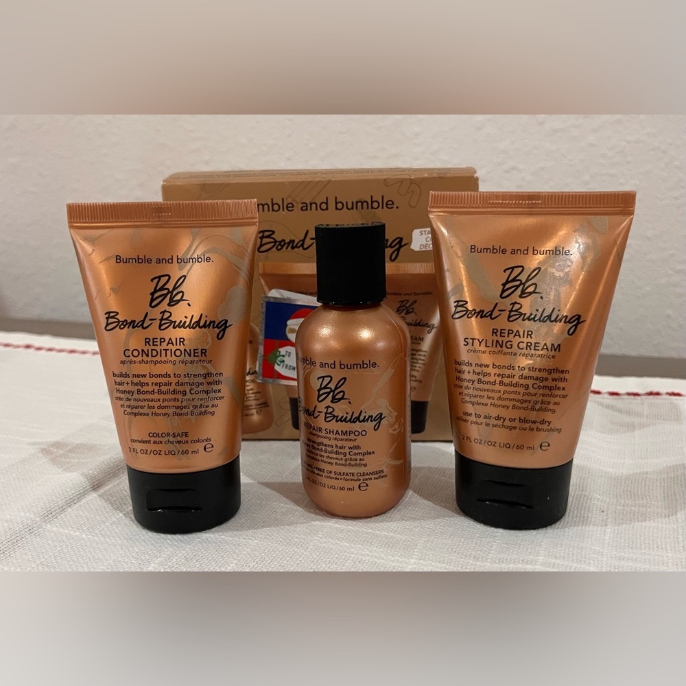 Bumble and Bumble  3 Piece Starter Set Bond-Building NEW. 2 available